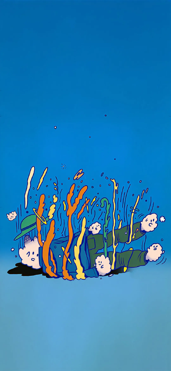 iPhone Light Blue Wallpaper